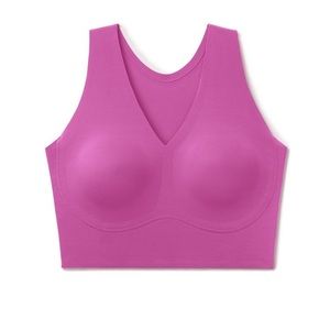 True Body Lift V Neck Racerback Bra Full Cup Mauve